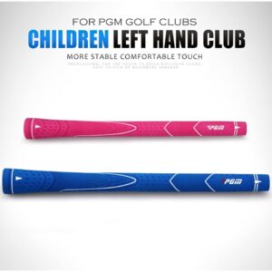 Left Hand Golf Club Wood Kids #1#5 Golf Drivers Junior Wooden Pole Golf Putter with Golf Headcover (Green,Hybrid- Age 5-8)