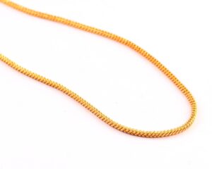 jewarhaat chain indian k gold plated handmade daily use fashionable link jewelry for men, women (simple square design)