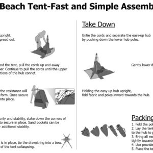 OMNICORE DESIGNS InstaShade XL 4 Person Pop Up Easy Set UP Beach Tent - Green