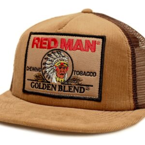 Red Man Chewing Vintage Patch Hat (1990s) Redman Retro Classic Snapback Cap