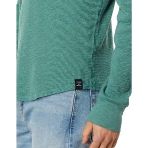 Lucky Brand Garment Dye Thermal Hoodley Sea Pine XL