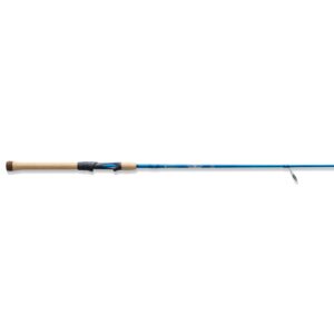 st. croix rods legend tournament inshore spinning fishing rod, itls76hf, belize blue metallic