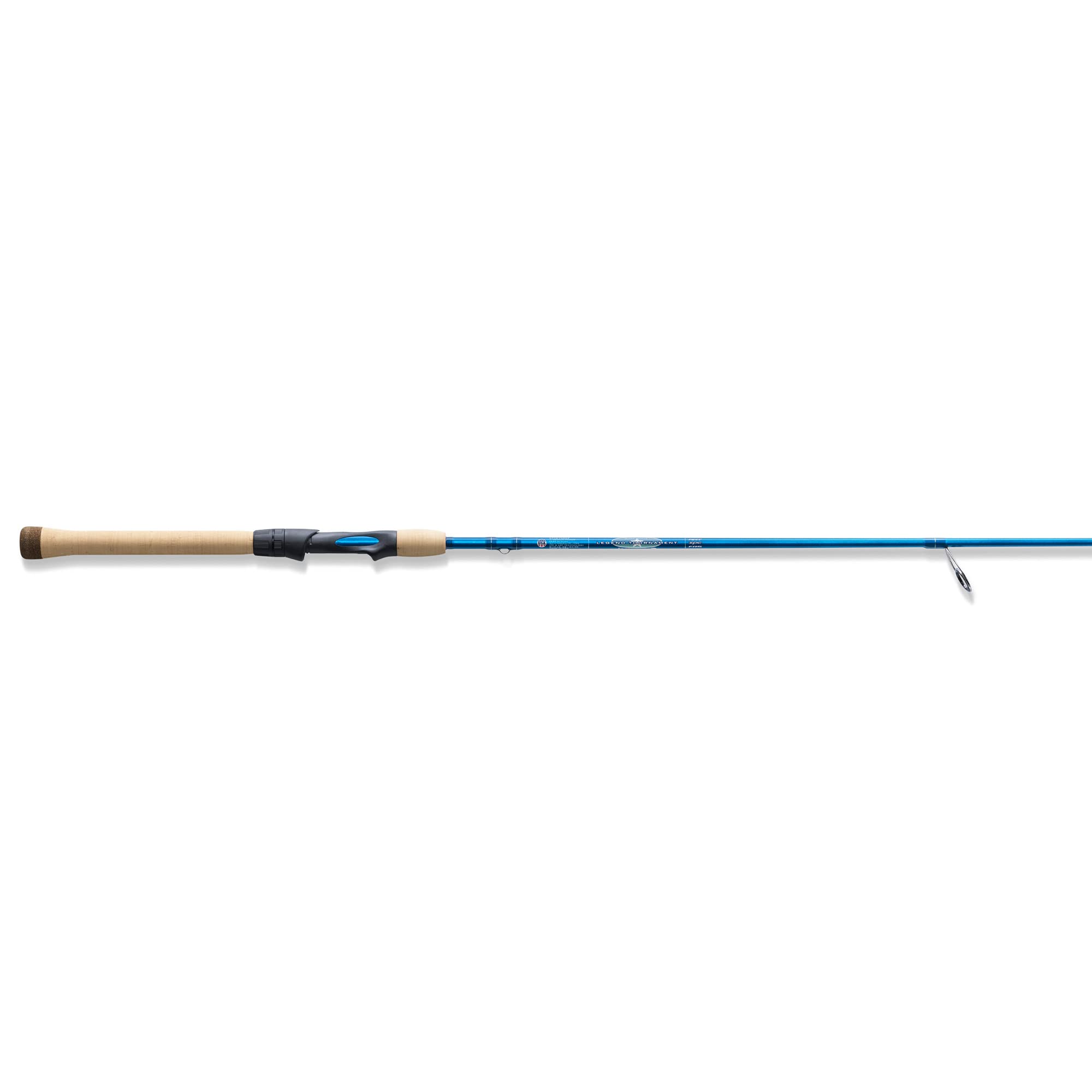 St. Croix Rods Legend Tournament Inshore Spinning Fishing Rod, ITLS76HF, Belize Blue Metallic