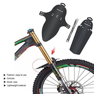 LOFFYMILLER Bike Fender Mountian Bike Fenders 26'' Front Rear Bike Mudguard Removable Bicycle Dirt Guard for Road Cycling Mountain MTB (A-Fish)