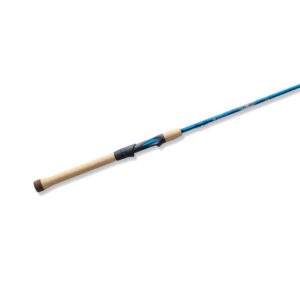 St. Croix Rods Legend Tournament Inshore Spinning Fishing Rod, ITLS76HF, Belize Blue Metallic