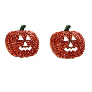 STYLE LOVELY CRYSTAL HALLOWEEN CHRISTMAS PUMPKIN BROOCH PIN JEWELRY GIFT FASHION BROACH Clever design