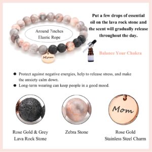 UPROMI Mothers Day Gifts for Mom Gifts from Daughter Son, Best Mom Ever Gifts, Great Birthday Gifts for Mom Bracelet Mama Mother of The Bride Groom Gifts