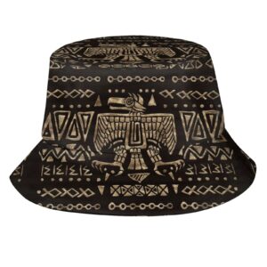 african print bucket hat african egyptian culture summer fisherman cap outdoor beach sun hats for women men