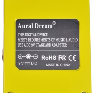 Aural Dream Oboe Tone A Synthesizer Guitar Effect Pedal includes Oboe,Oboe horn 16',Oboe horn 8' and Oboe horn 4'with Vibrato module,True bypass.