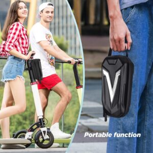 Vitalismo Electric Scooter Bag Scooter Accessories for Adults Kick Scooter Front Bag Waterproof EVA E Scooter Storage Bag Large Capacity Universal Scooter Handlebar Bag (2L)