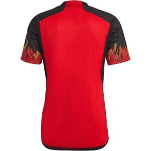 adidas Beligium Home Men's Soccer Jersey World Cup 2022 (M) Red/Black