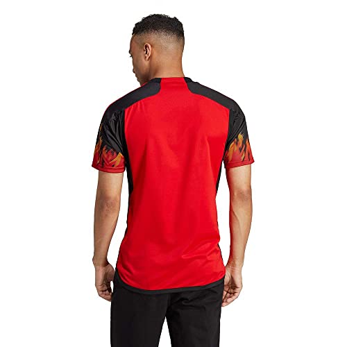 adidas Beligium Home Men's Soccer Jersey World Cup 2022 (M) Red/Black