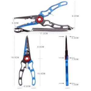 FRAHS Fishing Pliers, Aluminum Alloy Fishing Gear, Fishing Tools & Accessories Fishing Gifts for Men