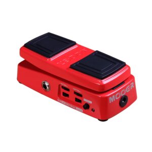 MOOER Pitch Step Expression Guitar Effect Pedal Polyphonic Pitch Shifter, All-in-one, Optional Dry Dignal, Adjustable Shifting Range(Red)