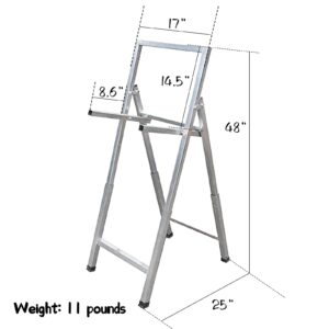 Meuiosd Archery Target Stand ，Folded Archery Target Stand for Grass Target & Point Bag Archery Target