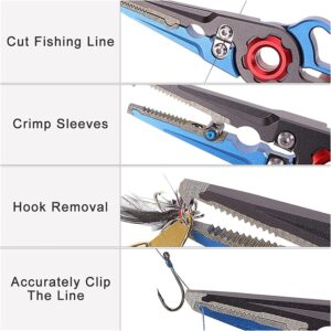 XIXIDIAN Fishing Pliers, Aluminum Alloy Fishing Gear, Fishing Tools & Accessories for Angler Friends or Family