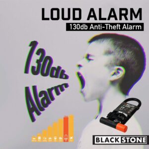 Blackstone Anti-Theft 130 dB Alarm U-Lock Heavy Duty