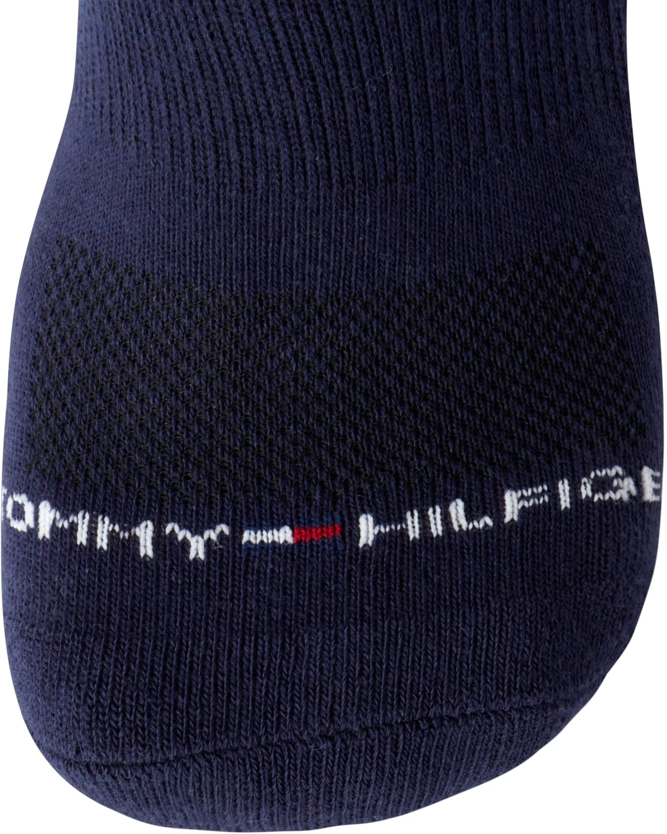 Tommy Hilfiger Men's Athletic Socks - Cushion Crew Socks (3 Pack), Size 7-12, Navy Assorted