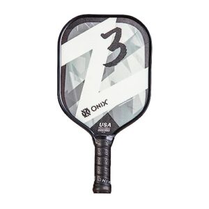 onix z3 pickleball paddle, black (kz1503-blk)