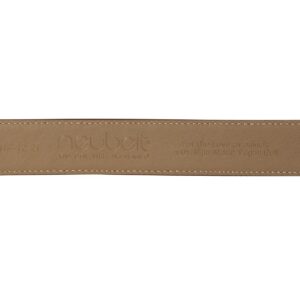 Neubelt Vegan Series Belt with Ratchet Technology, 1 & 3/8" Width, Cut to Size Up to 45" (Cognac)