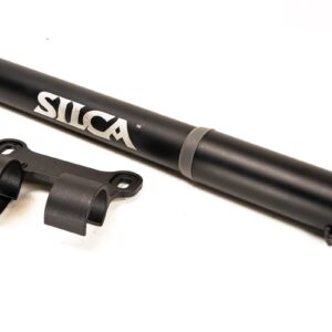 SILCA Gravelero Mini Bike Pump | high Volume Gravel/Mountain/Road | Alloy Body w/Hose and Locking Chuck | Presta and Schrader Head | Micro Hand Pump for tubed/tubeless Tires | Bike Hand Pump