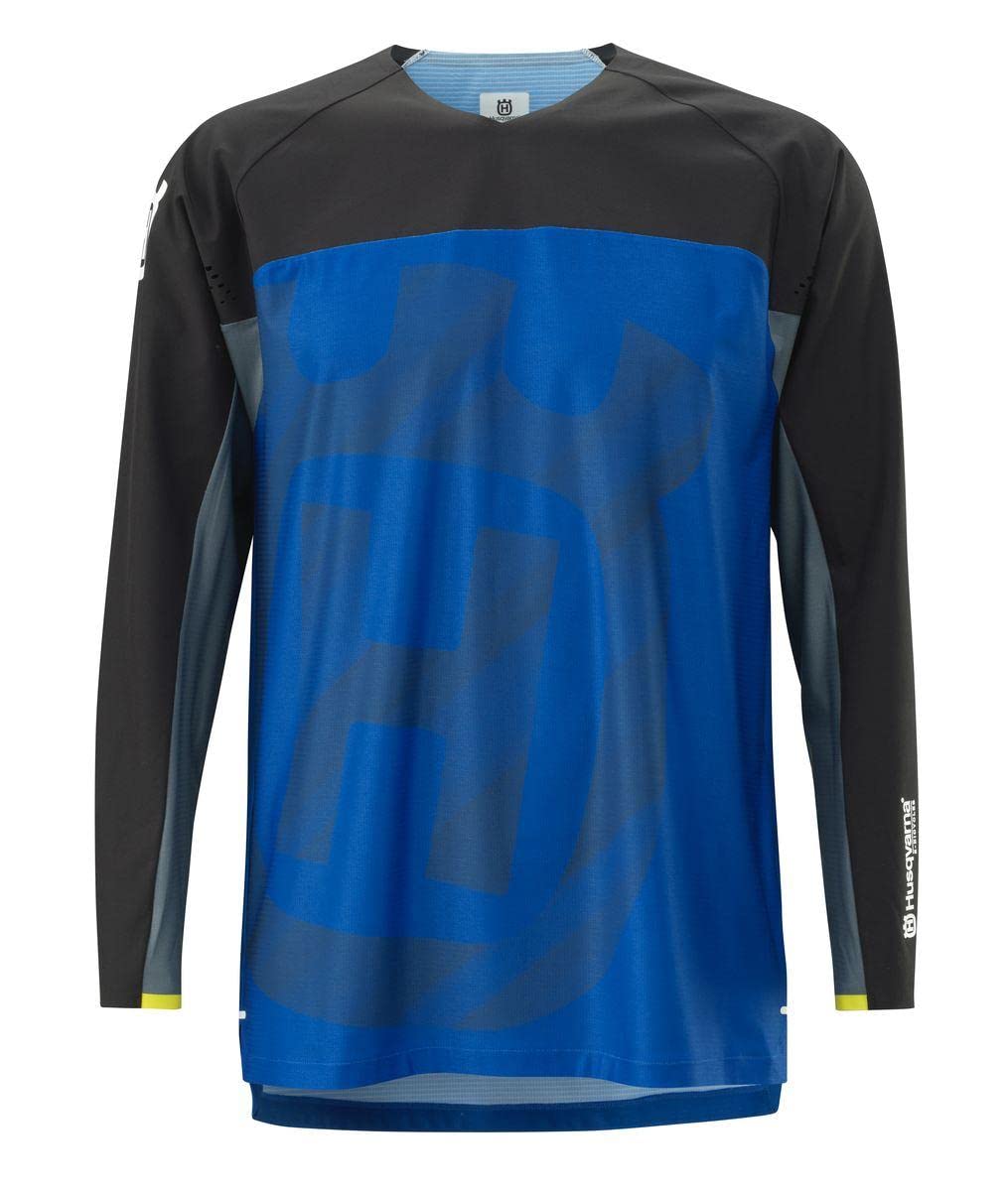 KTM Pathfinder Longsleeve Jersey (Medium) Blue, Black