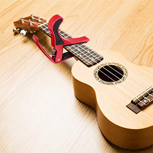 ERINGOGO 10 Pcs Guitar Capo Guitar Tuner Mandolin Capo Ukulele Tuner Violin Capo Bass Capo Guitar Accessories Ukulele Accessories Capo for Acoustic Guitar Bass Shaker Metal Classical Banjo