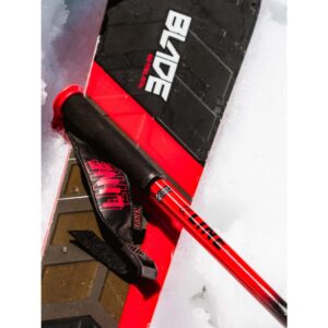 Line Pin Ski Poles Black/Red 110cm (44in)