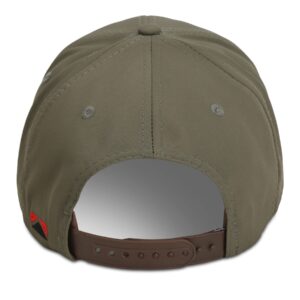 Paramount Outdoors American Flag Performance Ripstop American Fit US Patriotic Cap Fits Head Sizes MD - XX (Olive Throwback)