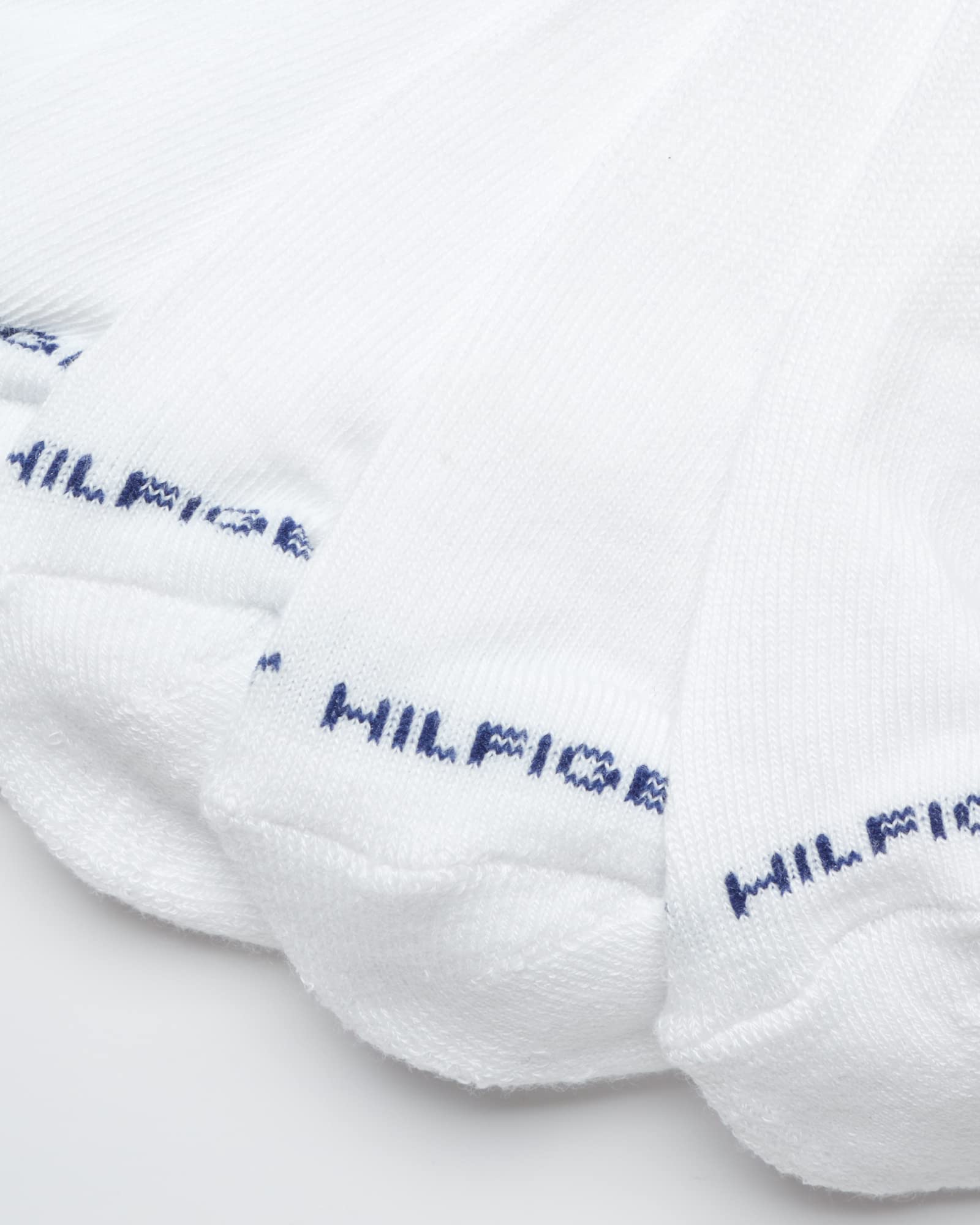 Tommy Hilfiger Men's Athletic Socks - Cushioned Crew Socks (10 Pack), Size 7-12, Pure White