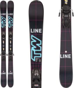 line wallisch shorty kids skis 139 w/fdt 7.0 bindings