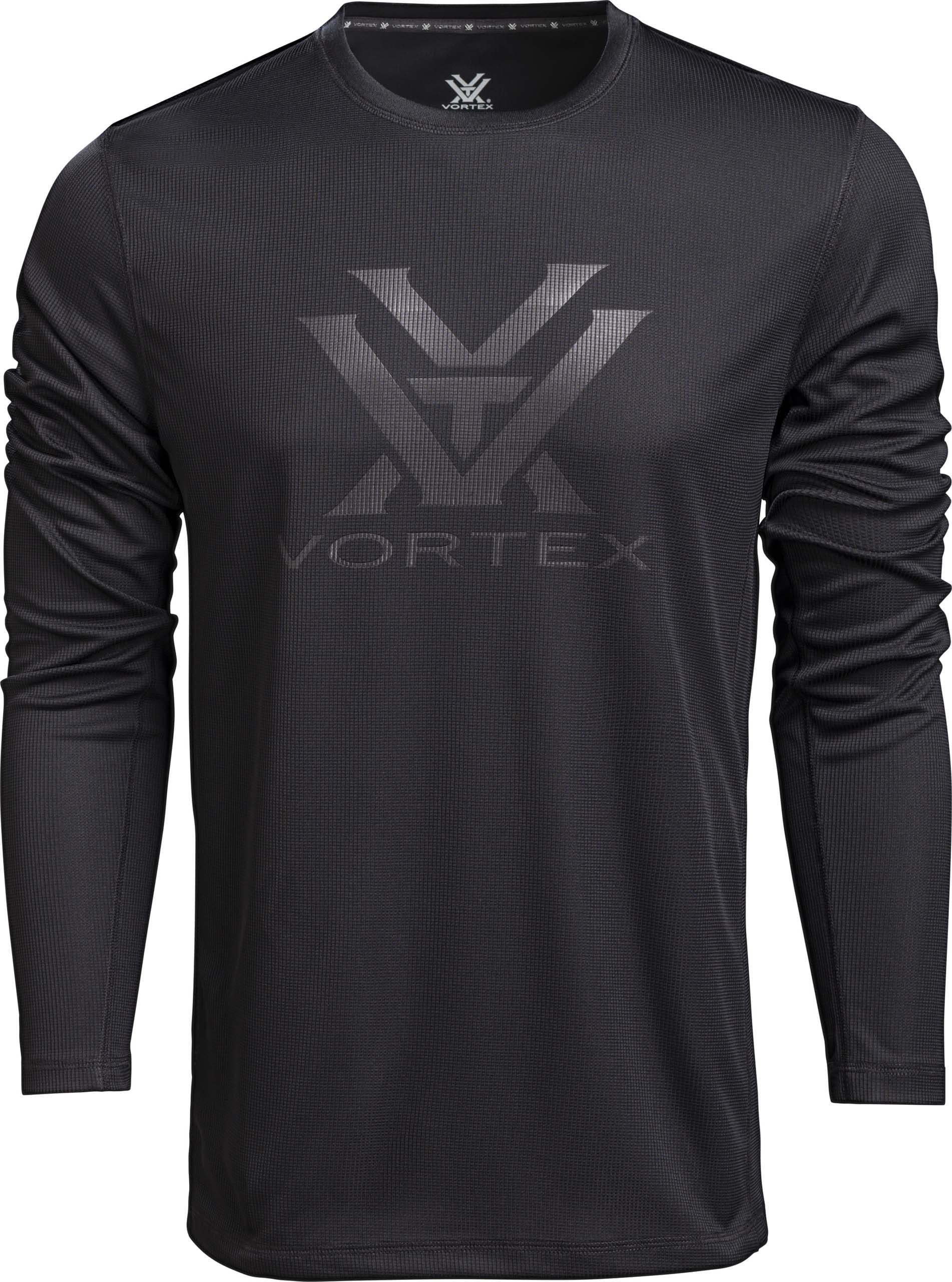 Vortex Optics Core Logo Performance Grid Shirts (Black, Medium)