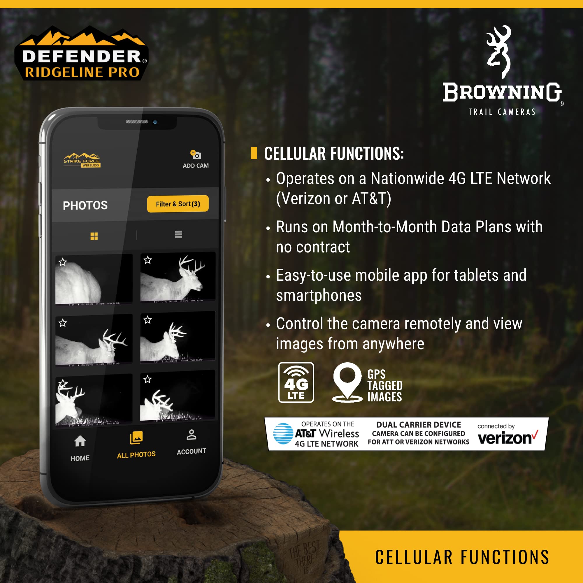 Browning Trail Camera Defender Wireless Ridgeline Pro