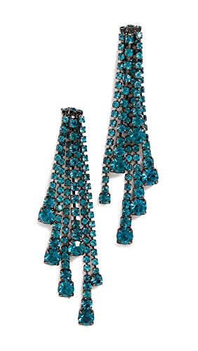 Elizabeth Cole Women's Sophia Earrings, Teal, Blue, One Size