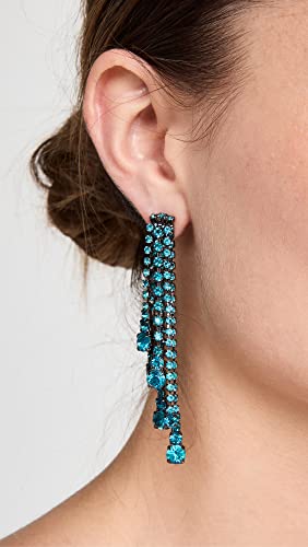 Elizabeth Cole Women's Sophia Earrings, Teal, Blue, One Size