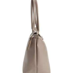 Longchamp Le Pliage City Coated Canvas Large Shoulder Tote, Taupe