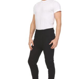 Mens Thermal Long John Pants - Thermal Bottom Base Layer for Tshirts & Jackets - Lightweight Thermal Underwear Mens - 3 Pack