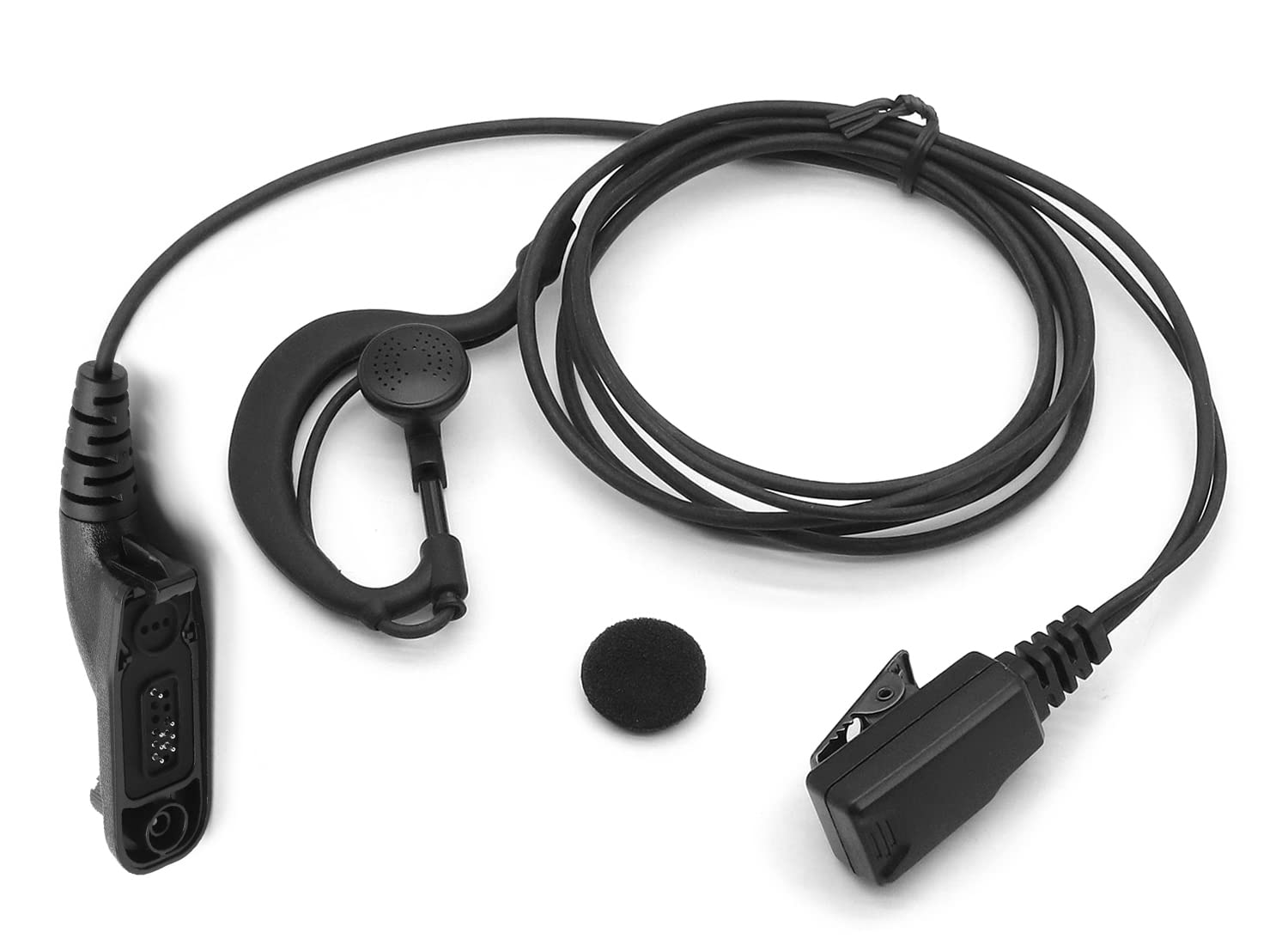 NEWASHAN Earpiece Headset Compatible with Motorola MotoTRBO Radio XPR6350 XPR6550 XPR7550 DP4800 APX4000 APX6000 APX7000 APX8000 XiR-P8200 XiR-P8268 G-Style Clip Ear PTT Mic