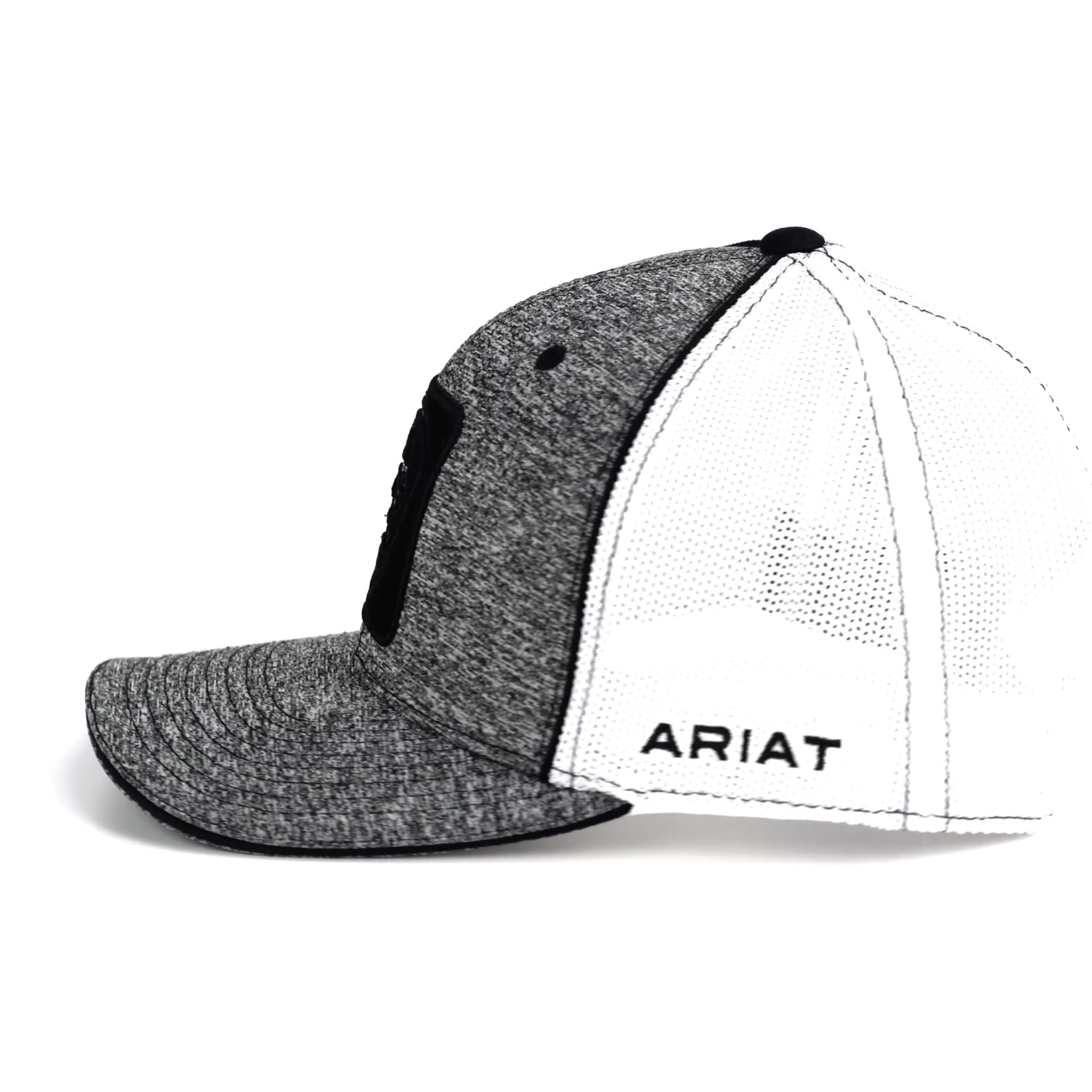 ARIAT Men's Flexfit 110 Patch Logo Snapback, Black