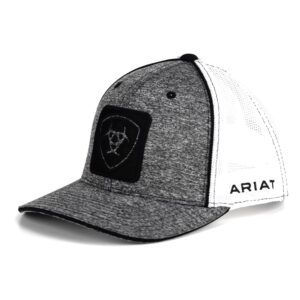 ARIAT Men's Flexfit 110 Patch Logo Snapback, Black