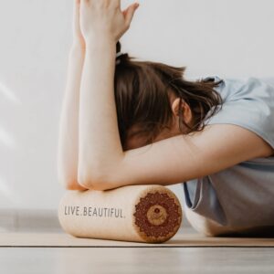 Yoga Design LAB | The Cork Roller | Release Tight Muscles, Improve Circulation, Decrease Soreness, Massages Tissue | Ideal for All Areas of The Body arms, Legs, Back | Travel Friendly (Mandala Tonal)