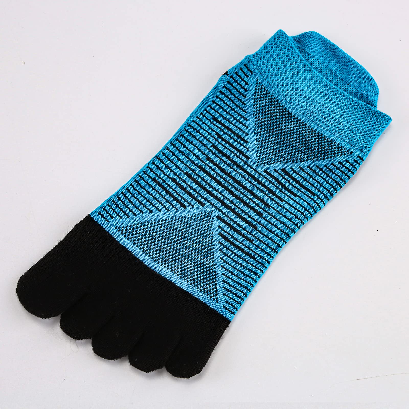 VICUDOUL Toe Socks for Men and Women Five Finger No Show High Performance Athletic Running 3 Pairs