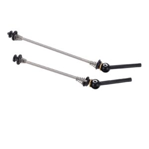 Bicycle Quick Release Skewer,1 Pair/Set Bicycle Quick Release Skewer Lightweight Weight Reduction Bike Wheel Hub Skewers