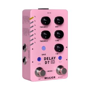 MOOER Reverb X2 Stereo Reverb Pedal Stereo Delay Multi Delay Pedal