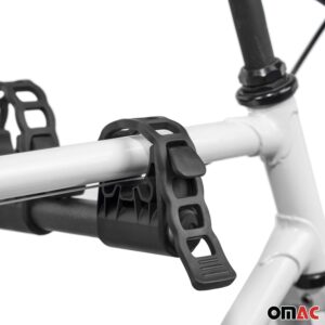 OMAC 3 Bike Rack Carrier Hitch Mount for BMW X1 E84 2010-2015 Stainless Steel Black