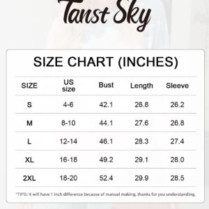 Tanst Sky Sweatshirts for Teen Girls, Long Sleeve Crew Neck Shirts Loose Color Block Tops Fashion Casual Fall Clothes for Women 2023 Gray Small