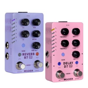 mooer reverb x2 stereo reverb pedal stereo delay multi delay pedal