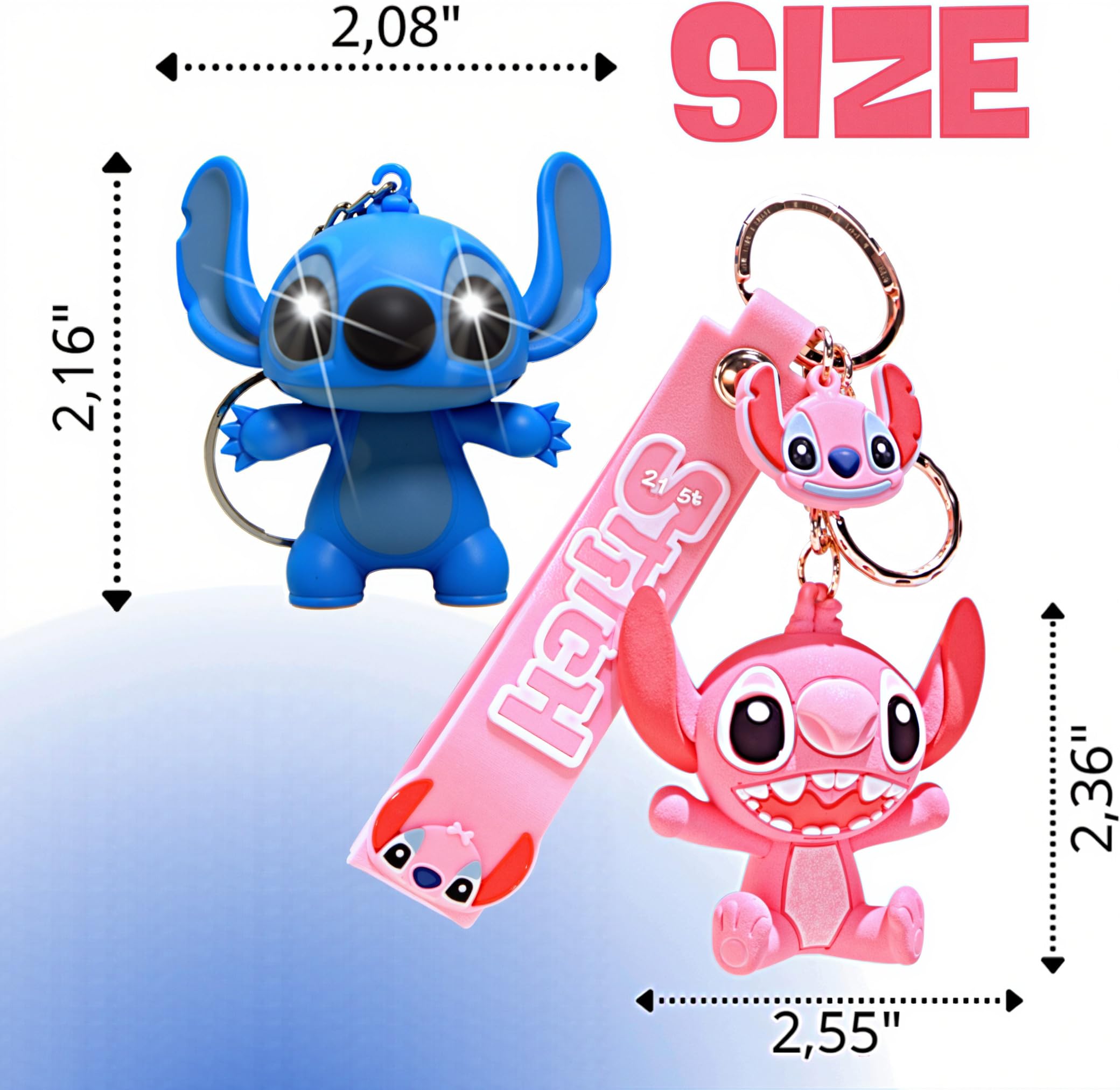 4PCS Cartoon Key Chains for Kids Girls Boys Cartoon Couple Keychain for Keys Backpack Bag Phone Keychain Gift for Birthday Christmas New Year