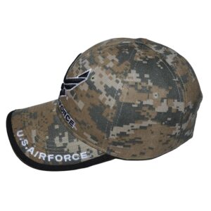 Icon Sports Group US Air Force Hat Official Licensed Military Cap, Unisex Embroidered Camo Military Baseball Cap