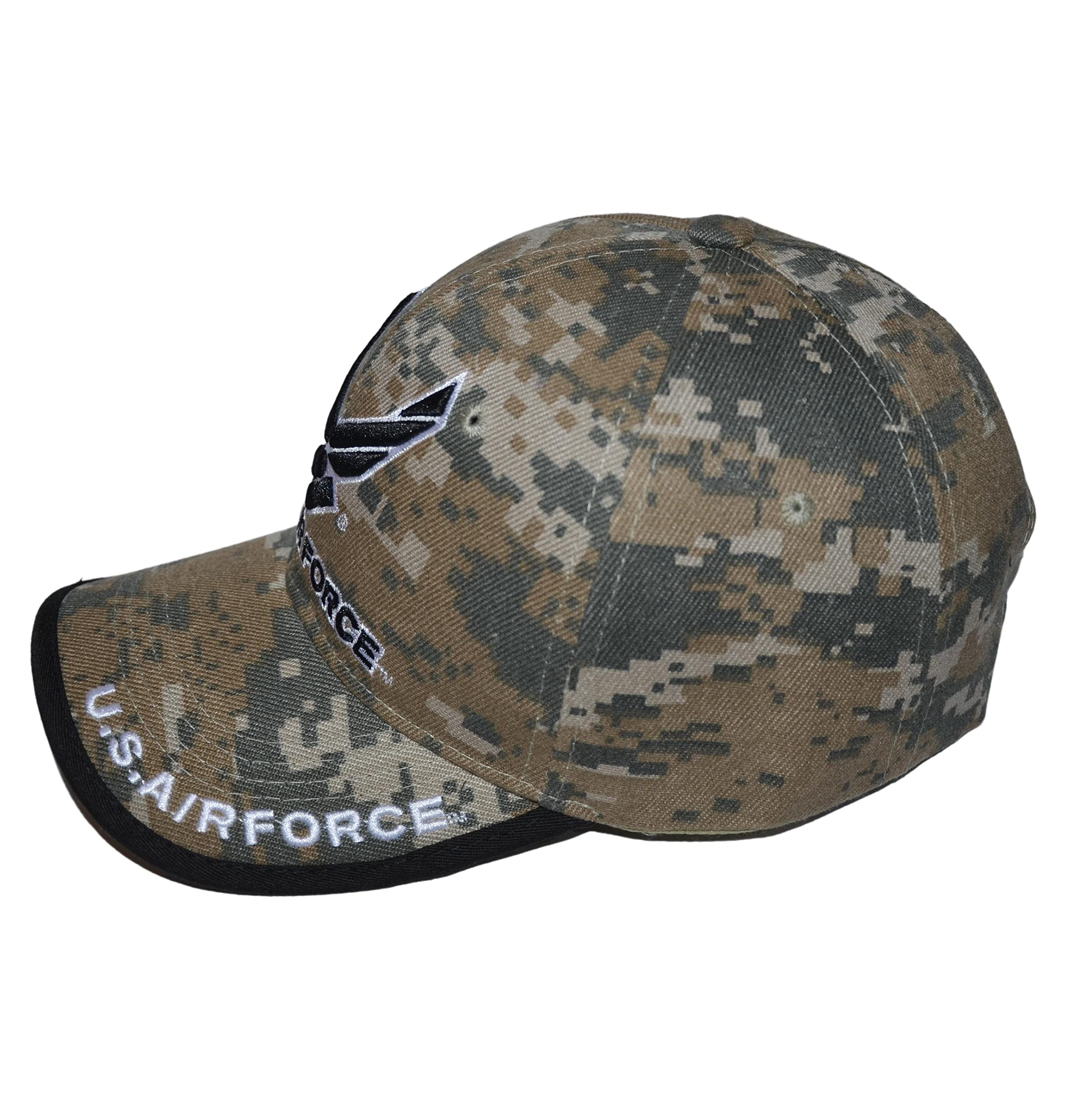 Icon Sports Group US Air Force Hat Official Licensed Military Cap, Unisex Embroidered Camo Military Baseball Cap